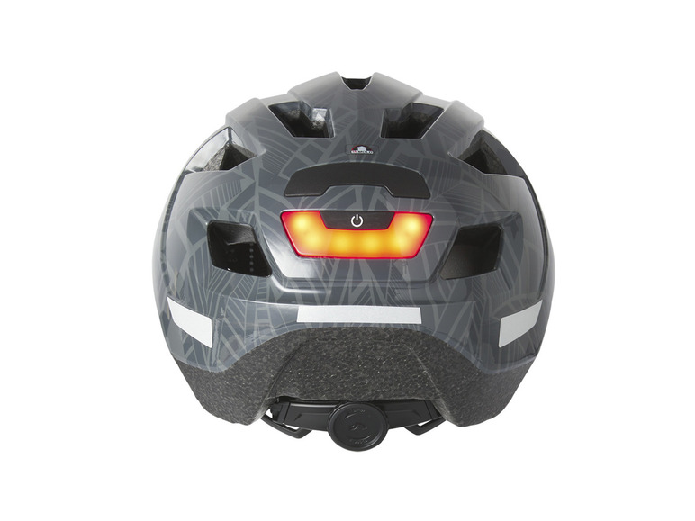 CRIVIT Kinder-Fahrradhelm, mit abnehmbarem Rücklicht