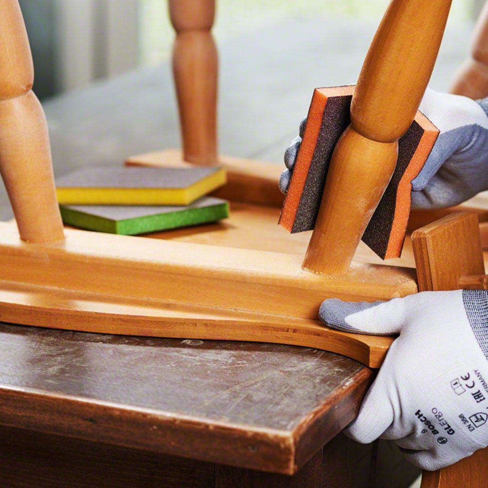 BOSCH Foam Hand Sanding Sponge Kit - S473 BEST for CONTOUR - 3 Piece