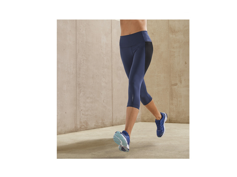 CRIVIT Damen Funktionscapri mit Handytasche