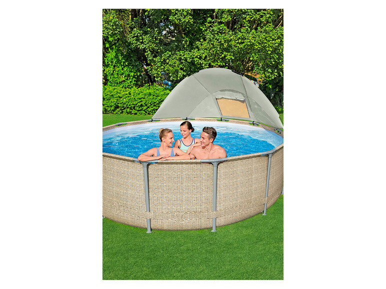 Bestway Frame Pool Komplett-Set mit Filterpumpe Ø 396 x 107 cm