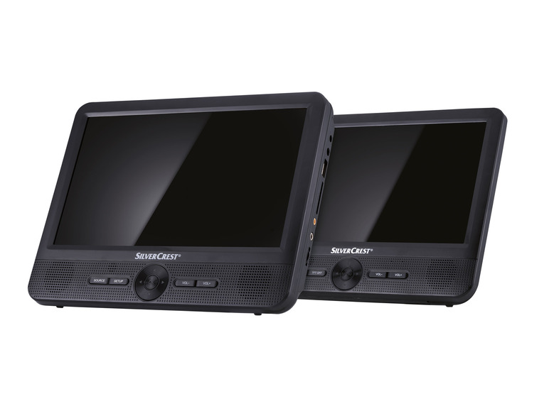 SILVERCREST® Tragbarer DVD-Player »SPDP 18 A1«, mit 2 Bildschirmen