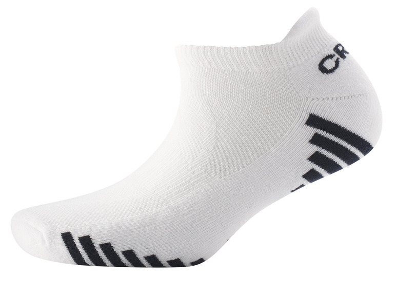 CRIVIT Herren Funktions-Sneakersocken, 5 Paar, mit Bio-Baumwolle