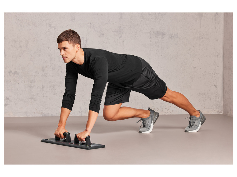 CRIVIT Push-up-Board / Fitnessroller, mit ergonomischen Griffen
