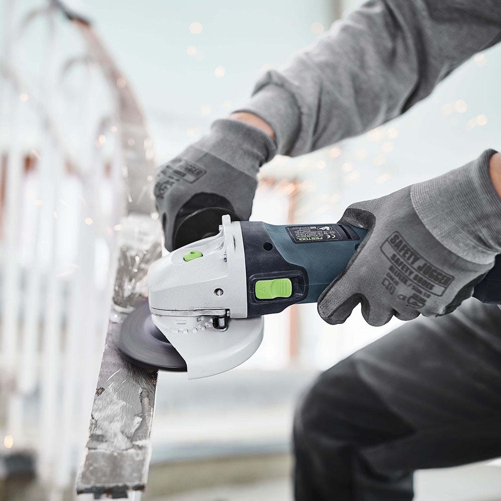 FESTOOL AGC 18V 125mm Brushless 2 x 5.2Ah Angle Grinder in Systainer Set 577031