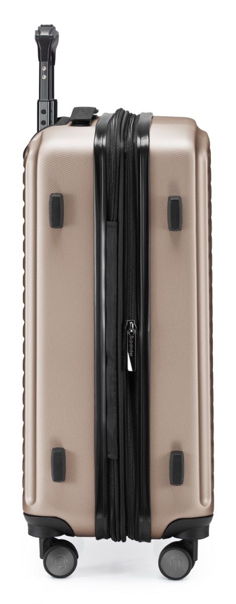 MITTE – hand luggage hard shell champagne matt, TSA, 55 cm, 55 liters