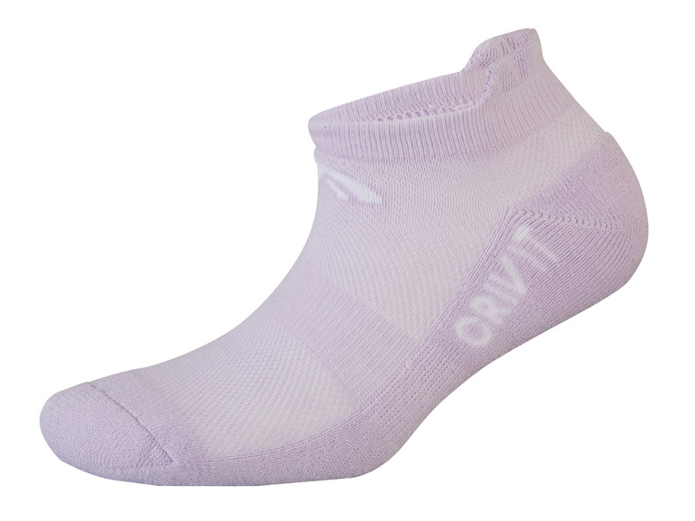 CRIVIT Damen Sport-Sneakersocken, 3 Paar, hoher Baumwollanteil