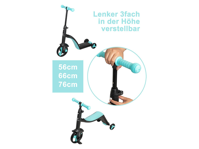 L.A. Sports 3 in 1 Kid Trike blau