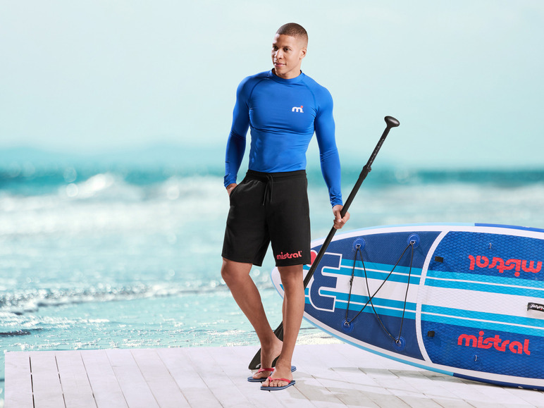 Mistral Herren Sweatshorts mit HeiQ Technologie Mint