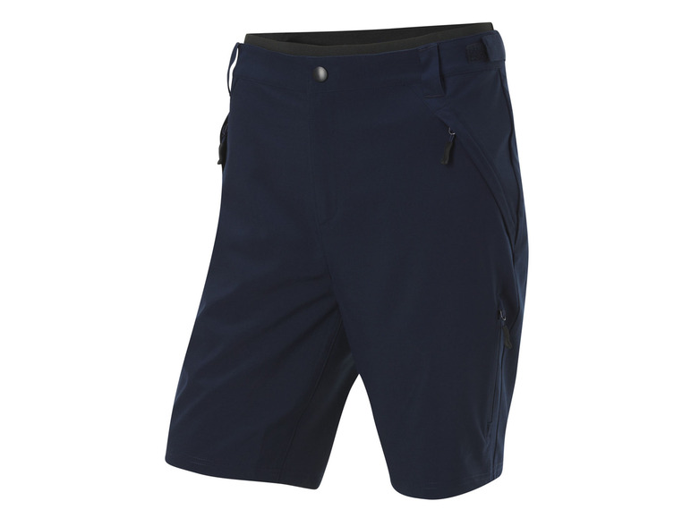 CRIVIT Herren 2-in-1-Funktionshose mit Sitzpolster