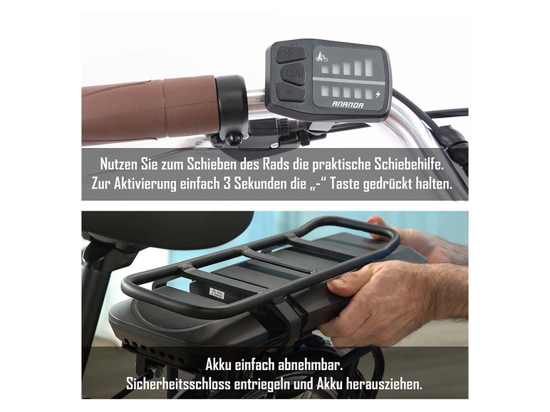 TELEFUNKEN E-Bike Cityrad »RT530«, 28 Zoll