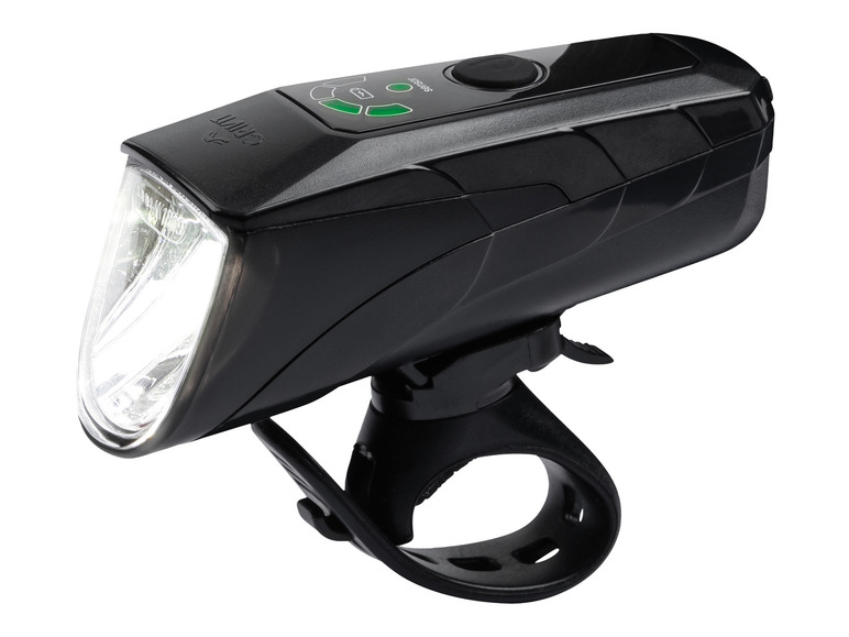 CRIVIT LED Fahrradleuchtenset 70/30/15 Lux