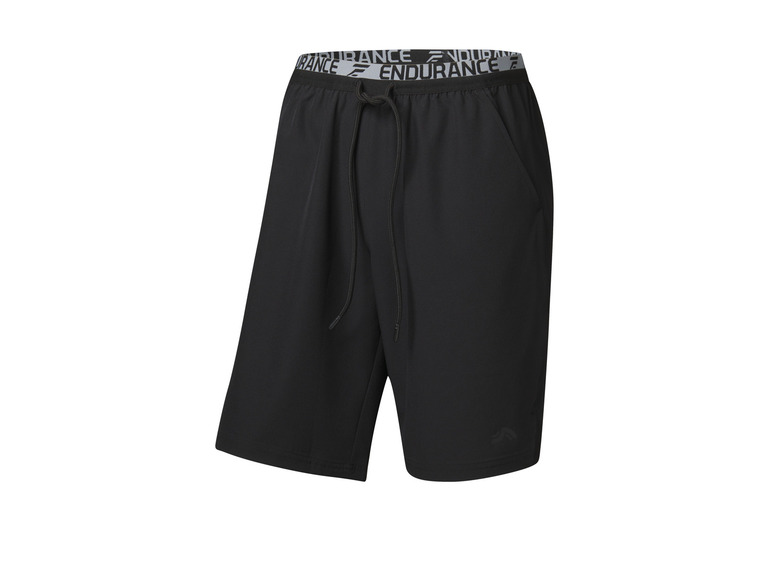 CRIVIT Herren Funktionsshorts, umlaufender Print am Bund