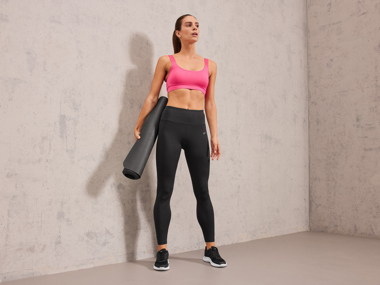 CRIVIT Damen Funktionstights mit integrierter Tasche im Bund