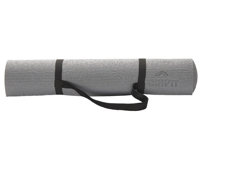 CRIVIT Fitness- und Yogamatte, 183 x 61 cm, mit Tragegurt