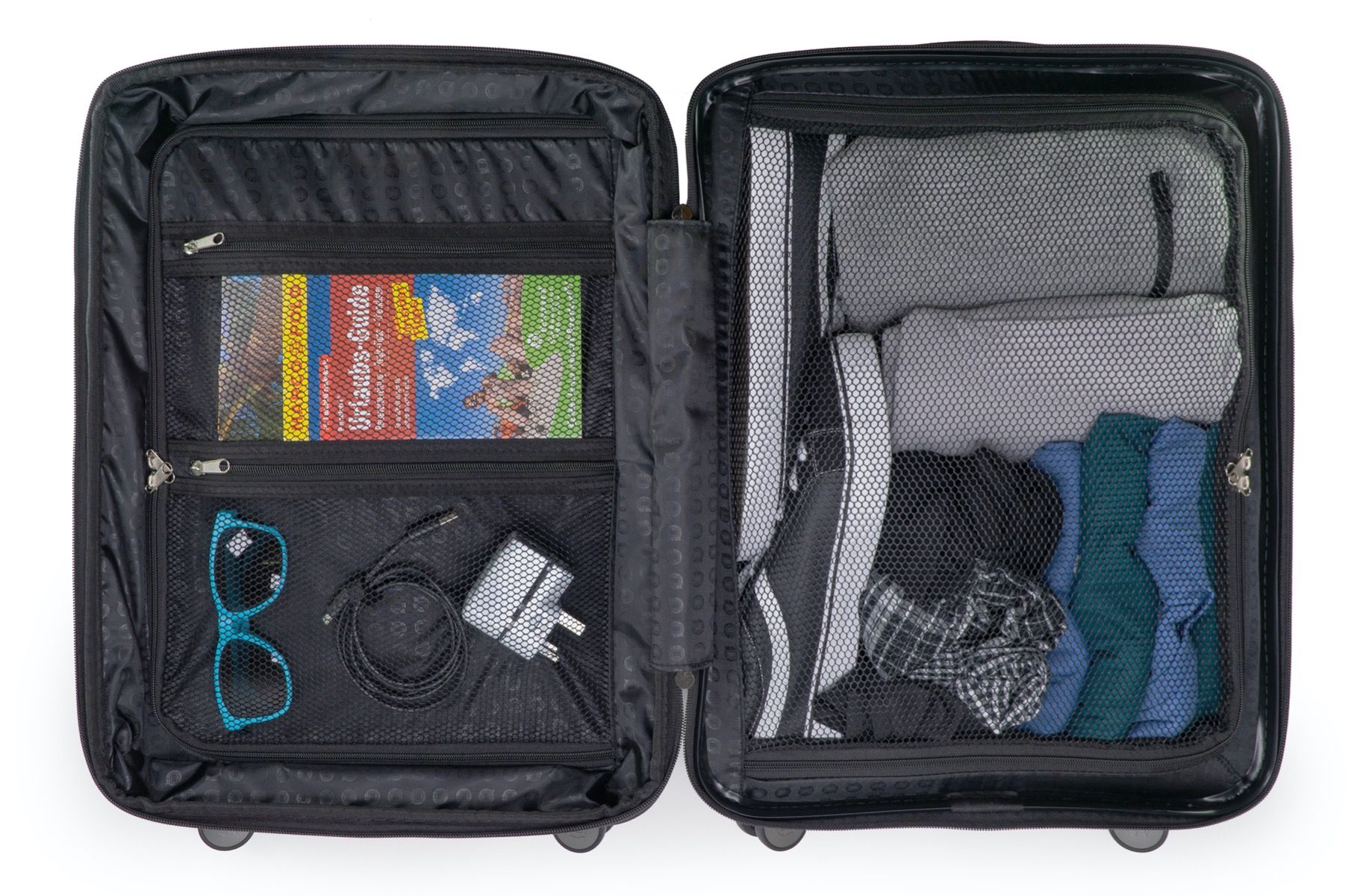 MITTE – hand luggage hard shell champagne matt, TSA, 55 cm, 55 liters