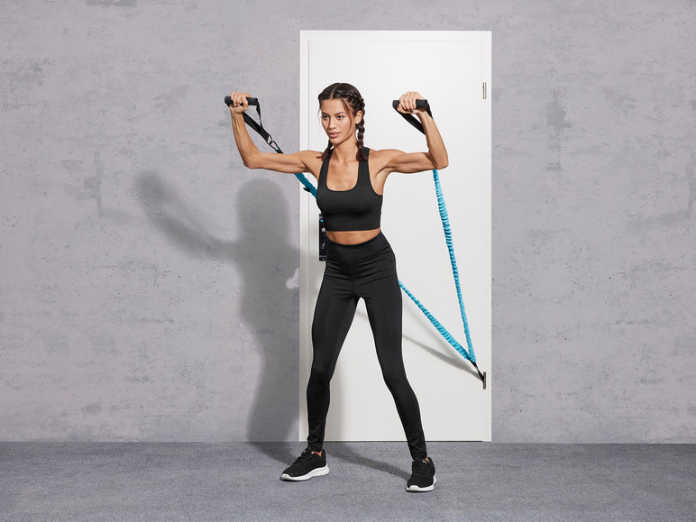 CRIVIT Fitness-Set mit Expandern, in drei Stärken