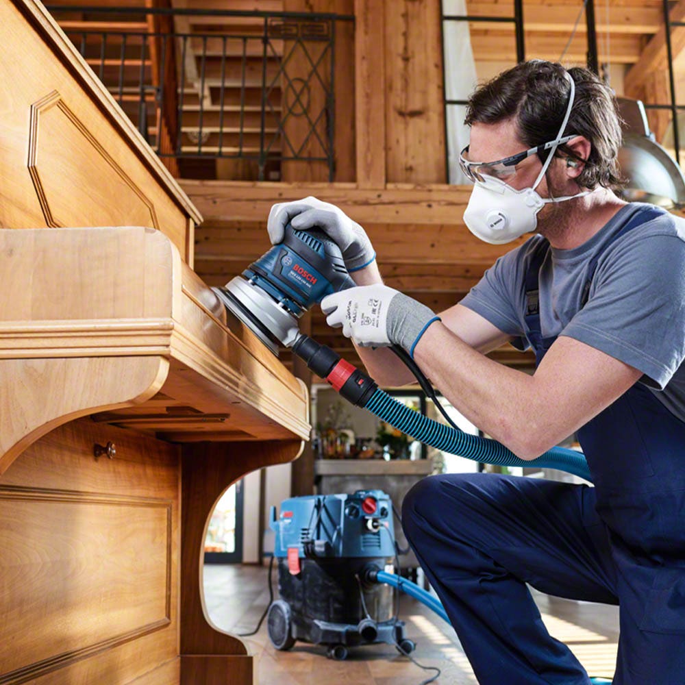 BOSCH 93mm 80-Grit 6-Hole Hook & Loop Delta Sanding Sheet for Wood & Paint - C470 - 5 Piece