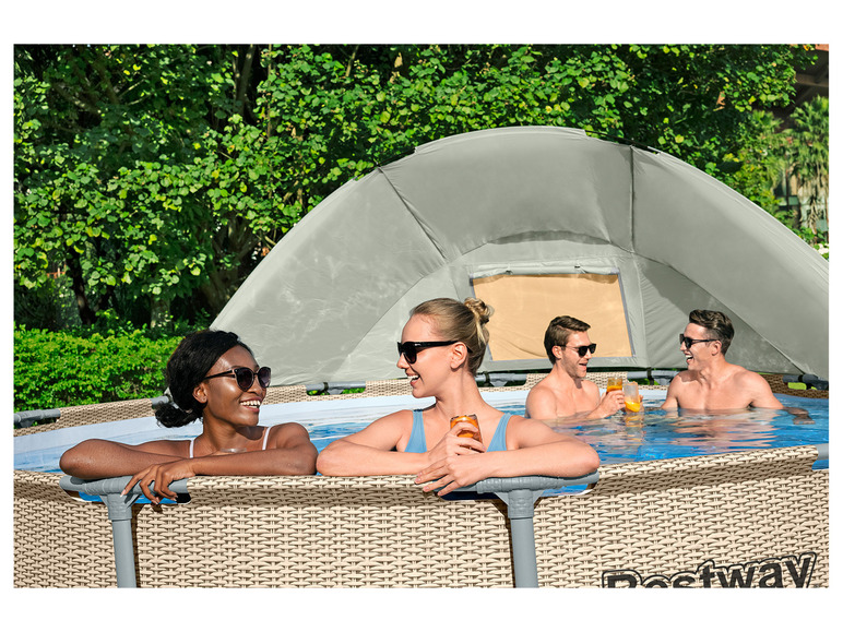 Bestway Frame Pool Komplett-Set mit Filterpumpe Ø 396 x 107 cm
