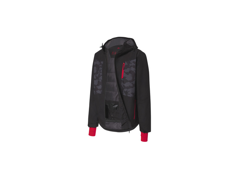 CRIVIT Herren Skijacke mit verstellbarem Schneefang