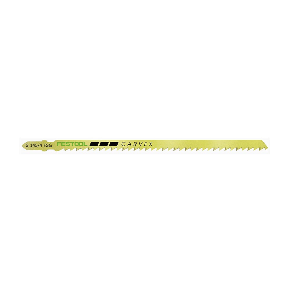 FESTOOL 145mm x 4mm T-Shank Jigsaw Blade for Wood Cutting - UNIVERSAL - 5 Piece 204335