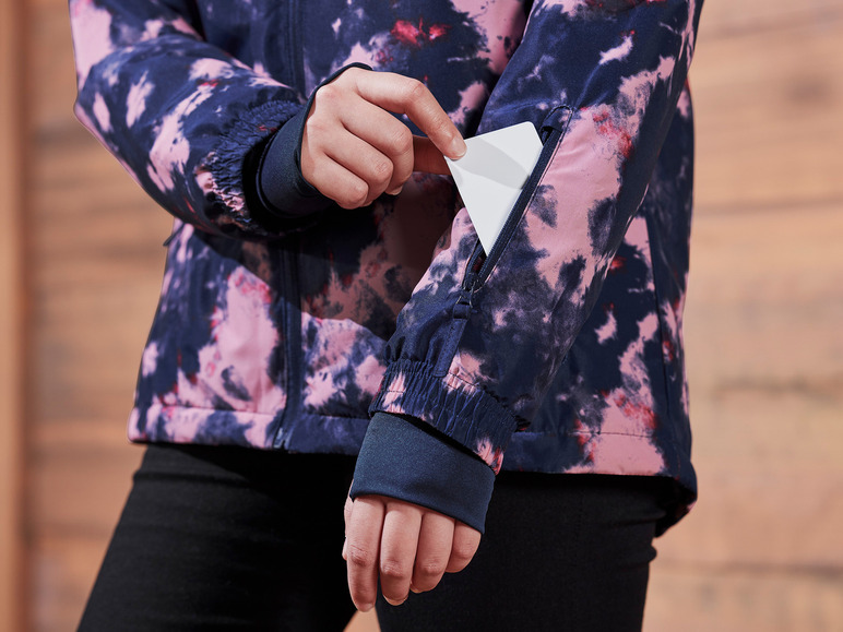 CRIVIT Kinder Skijacke, wasserabweisendes Obermaterial