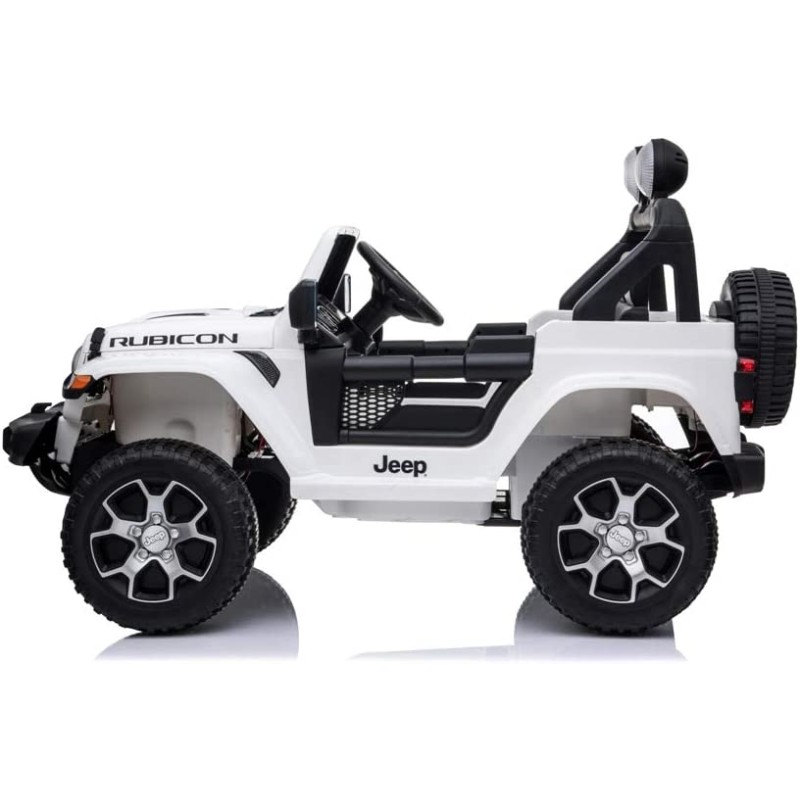 Auto Elettrica Macchina per Bambini 2 Posti Jeep Wrangler Rubicon 12V con Telecomando