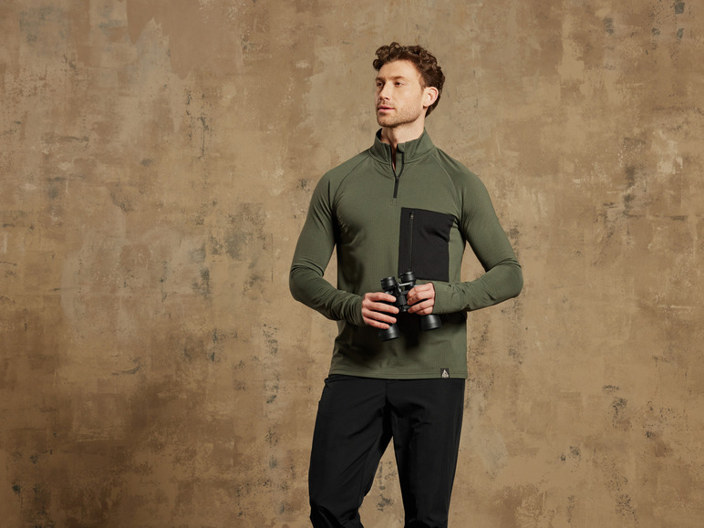 CRIVIT Herren Funktionsshirt mit Fleece-Innenseite