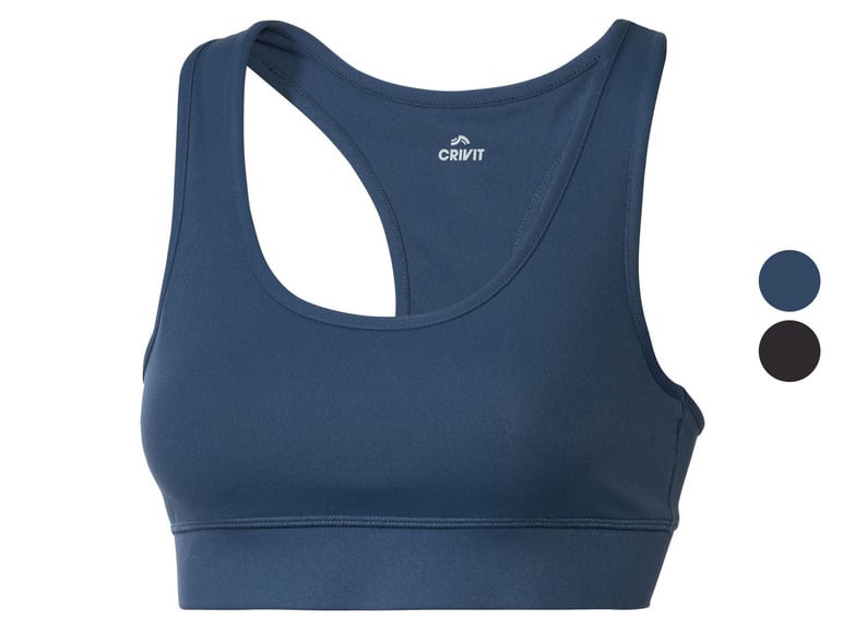 CRIVIT Damen Sportbustier, Medium-Level, mit formendem Effekt