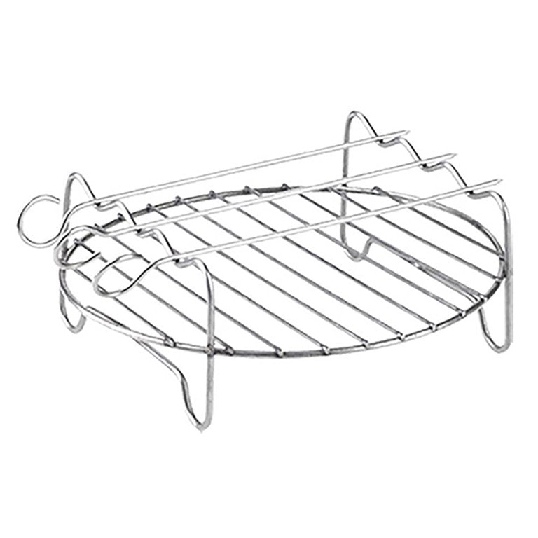 GoWISE USA 5.8-Quarts 8-in-1 Air Fryer XL with 6 Piece Accessory Set + 50 Recipes for your Air Fryer Book (Black)