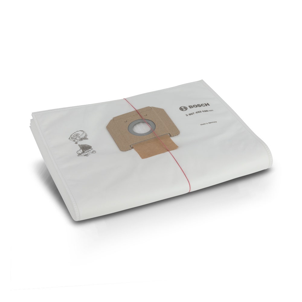 BOSCH 5pk Fleece Vacuum Filter Bag 2607432038