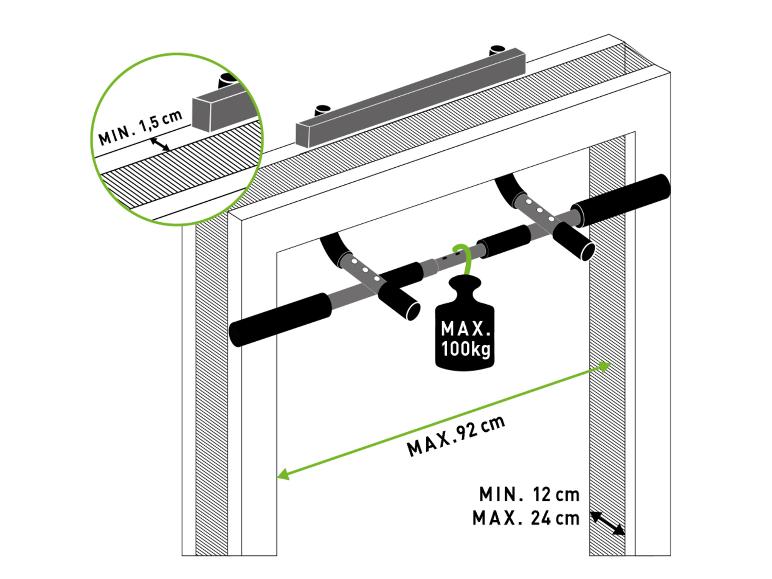 Schildkröt Multifunktions-Türreck 4 in 1, verstellbar, max. 100 kg