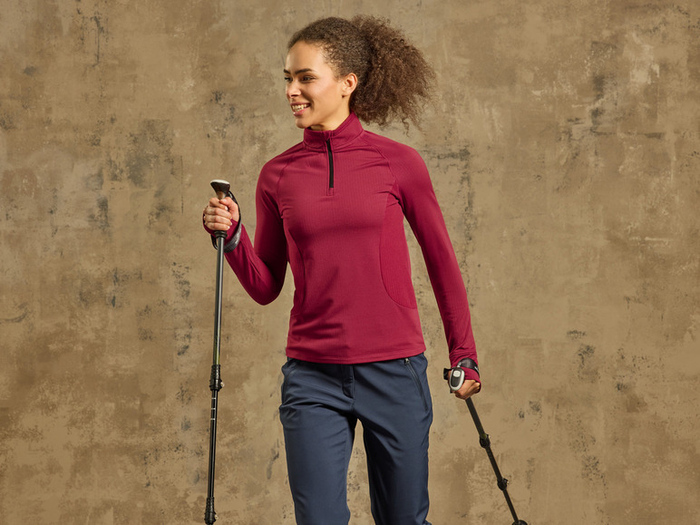 CRIVIT Damen Funktionsshirt mit Fleece-Innenseite