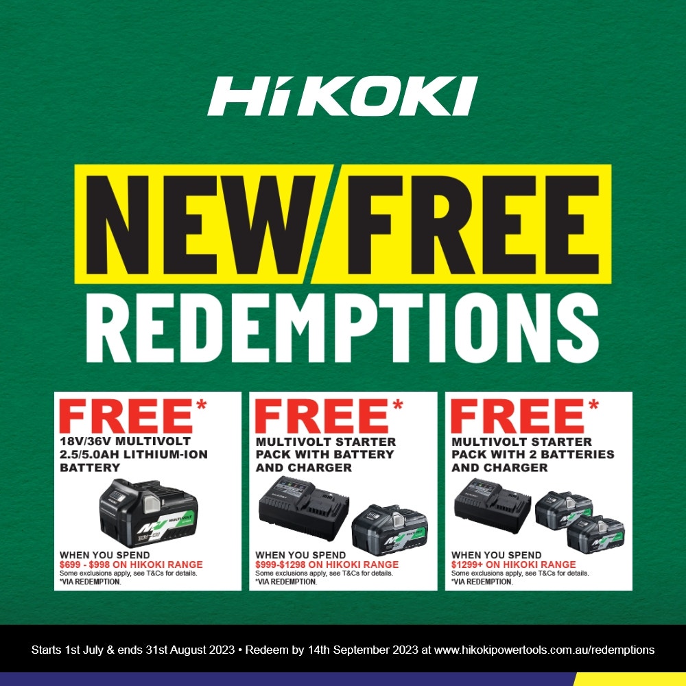 HiKOKI 36V Brushless 28mm SDS-Plus Rotary Hammer Skin w/ Chuck DH3628DC(H4Z)