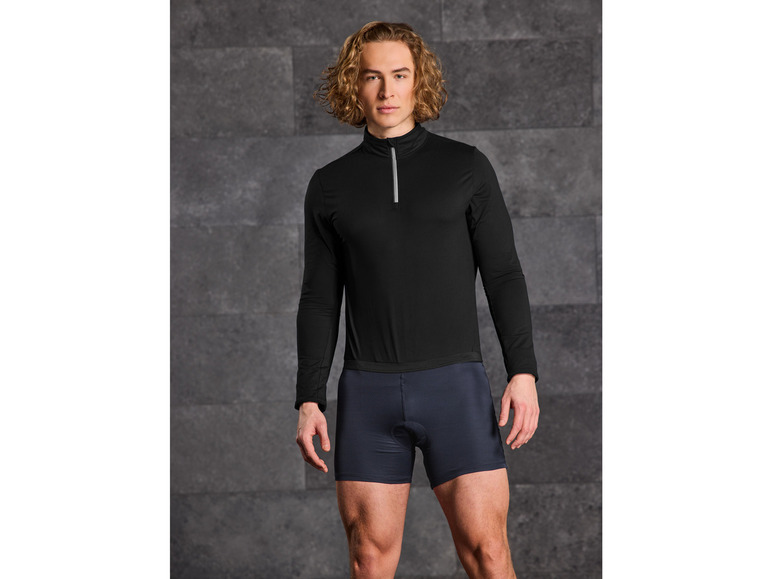 CRIVIT Herren 2-in-1-Funktionshose mit Sitzpolster