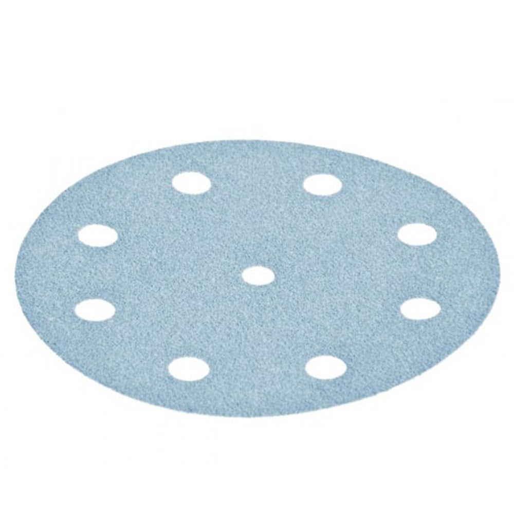 FESTOOL 125mm 180-Grit 9-Hole Granat Sanding Disc 10pc 497149