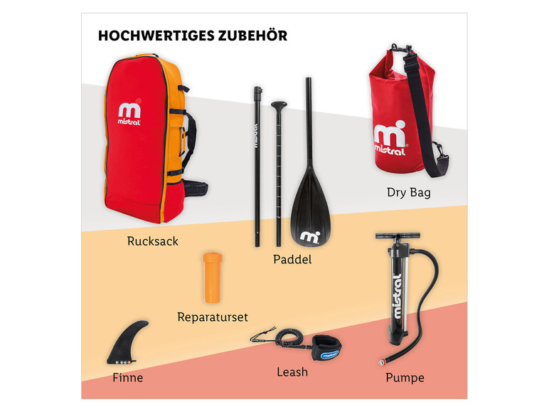 Mistral SUP »Race 12'6 Zoll« mit Doppelkammer-System