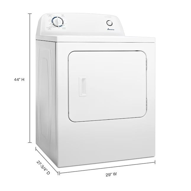 Amana 6.5-cu ft Electric Dryer (White)