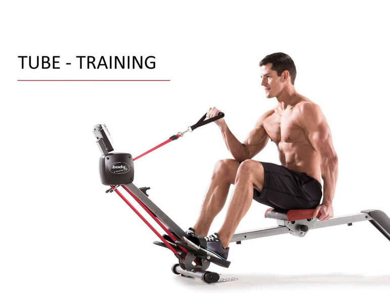 body coach Multifunktions-Rudergerät mit Widerstandsbändern