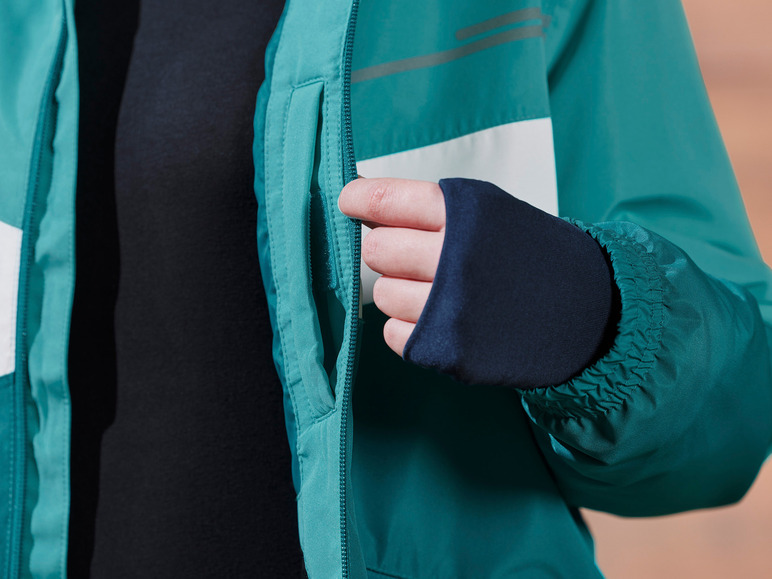 CRIVIT Kinder Skijacke, wasserabweisendes Obermaterial