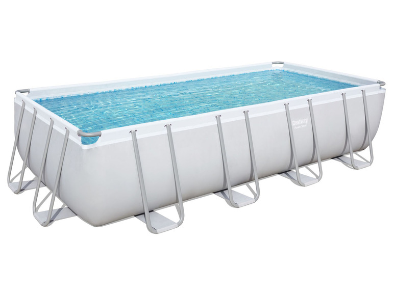 Bestway Power Steel™ Frame Pool Komplett-Set, eckig