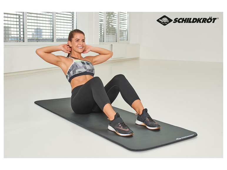 Schildkröt Fitnessmatte, 10 mm, mit Tragegurt