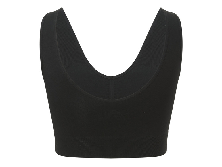 CRIVIT Damen Seamless-Sportbustier, Medium-Level, mit dynamischer Kühltechnologie