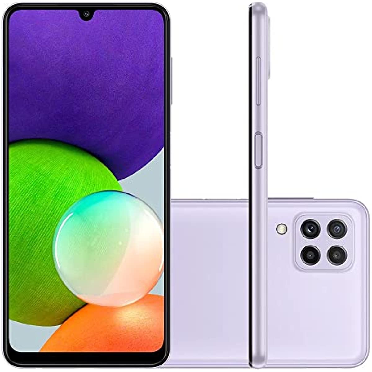 Galaxy A22, 128 Gb, Dual - Sm-A225Mlvrzto, Violeta, Quadriband, Samsung Celular