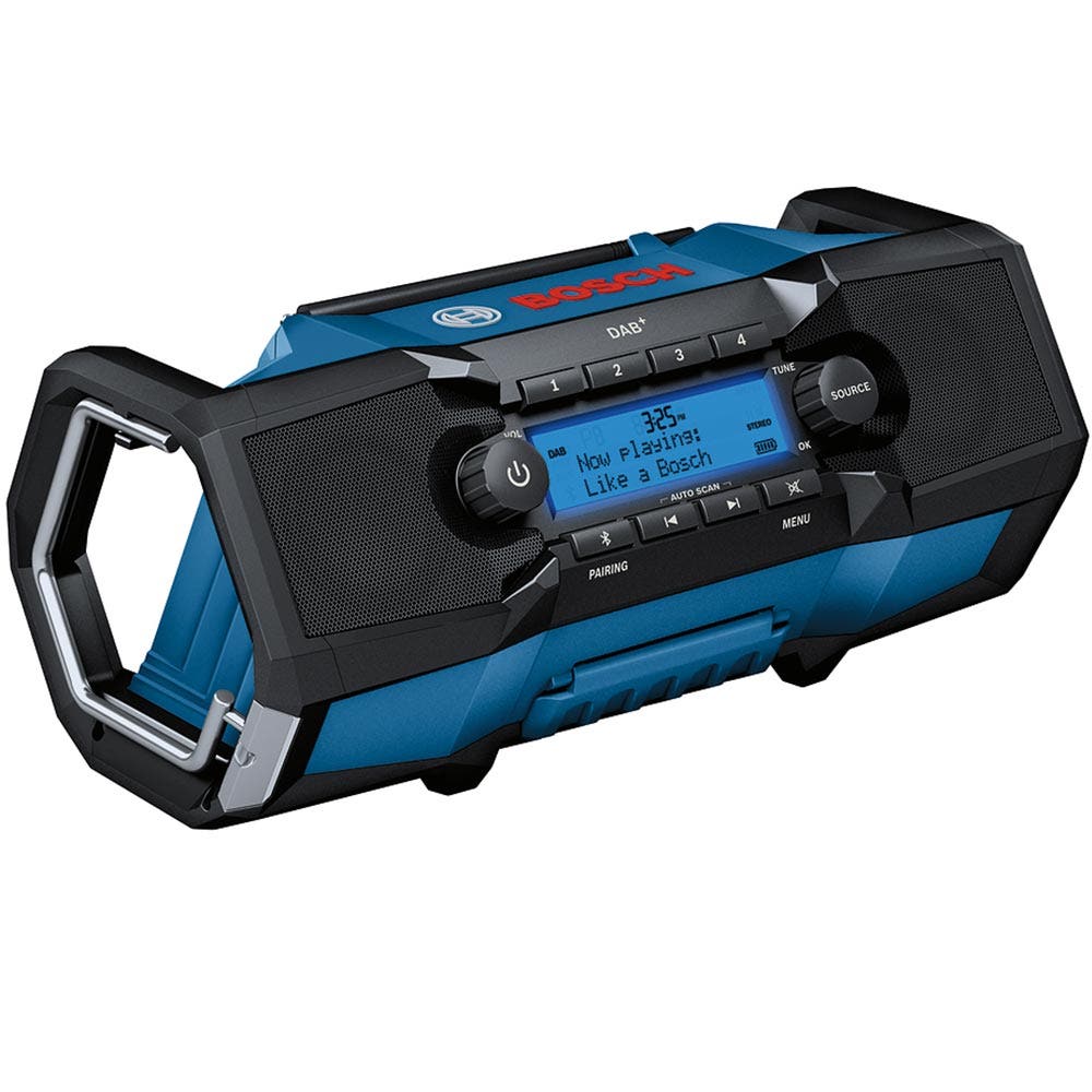 BOSCH 18V Bluetooth & DAB+ Worksite Radio Skin GPB 18V-2 SC 06014A3140