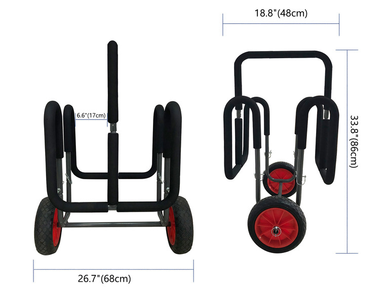 crazy4boating SUP Transportwagen