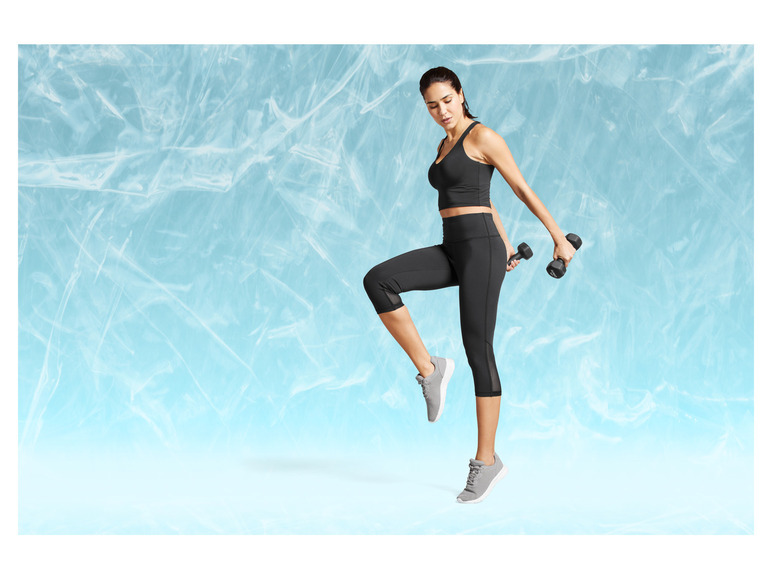 CRIVIT Damen Funktionscapri, schnelltrocknend