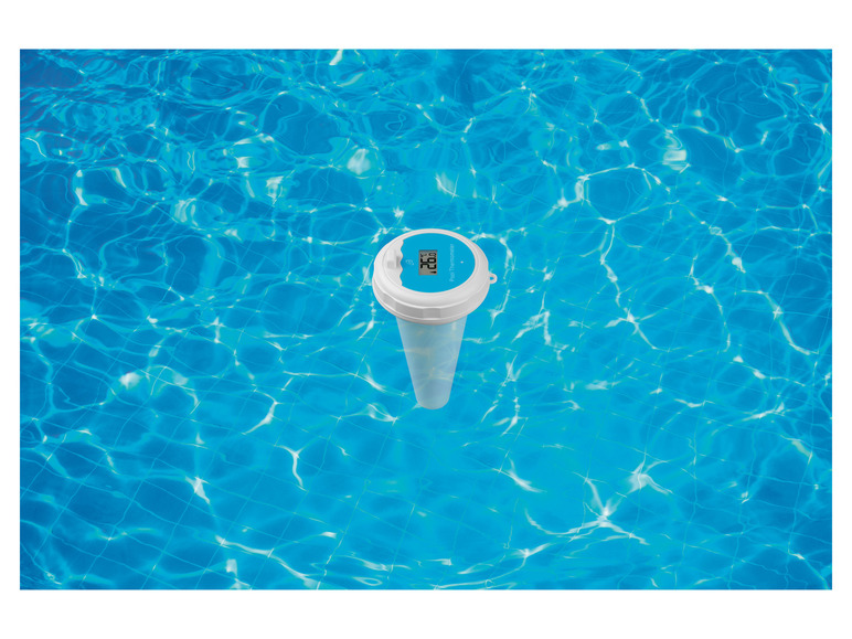 AURIOL® Funk-Temperaturstation, mit Außen- und Pool-Sensor
