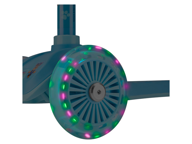 Tri-Scooter mit LED-Rollen