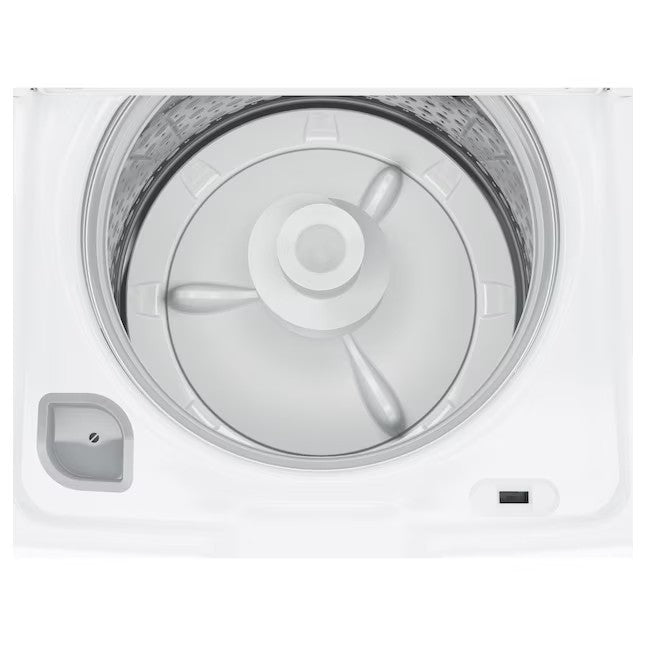 GE 4.5-cu ft High Efficiency Agitator Top-Load Washer (White)