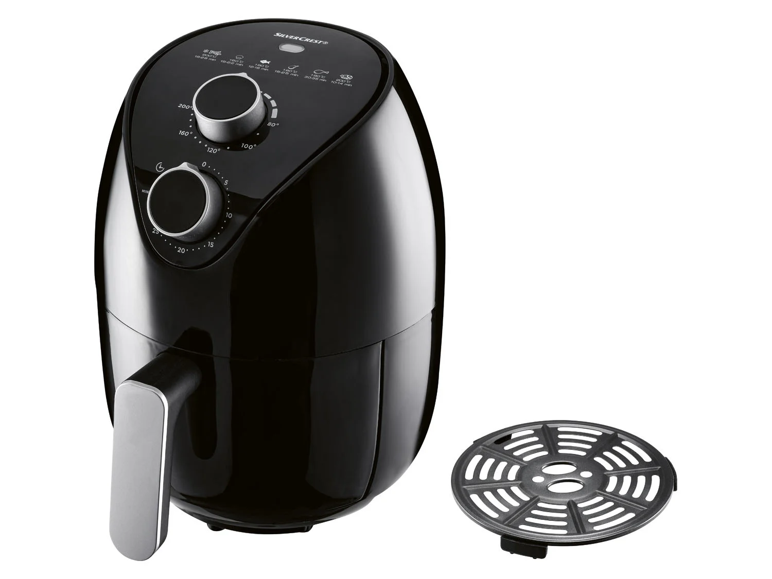 SILVERCREST® KITCHEN TOOLS hot air fryer »SHLF 1000 A1«, 1000 W, with timer